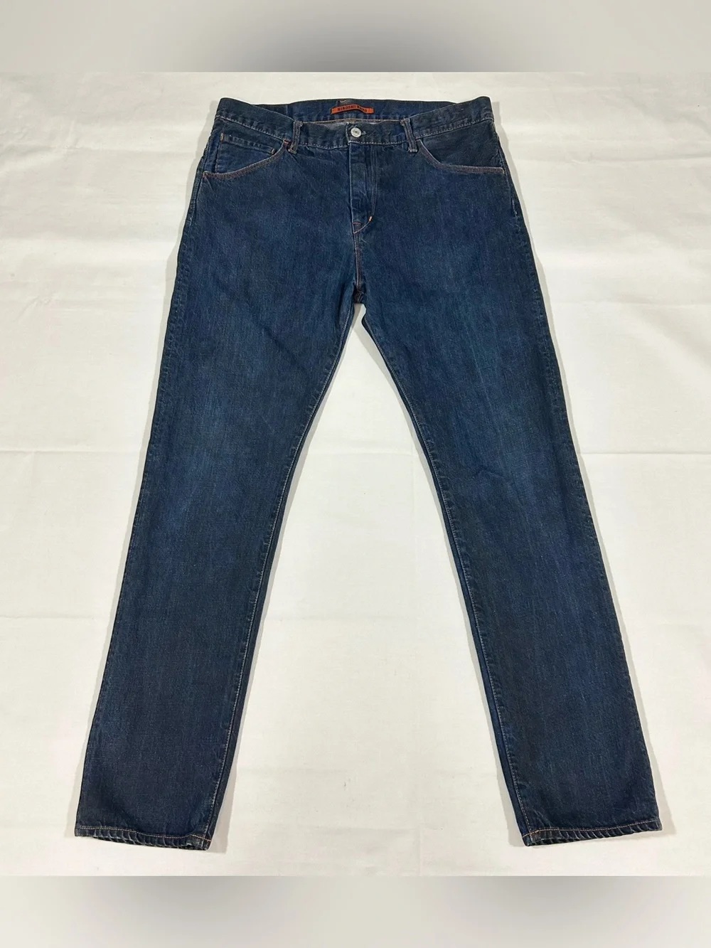 Vintage Hiroshi Kato Men’s Sz 33x31 Slouch Fit Straight Leg Tarnish Blue Y2K USA